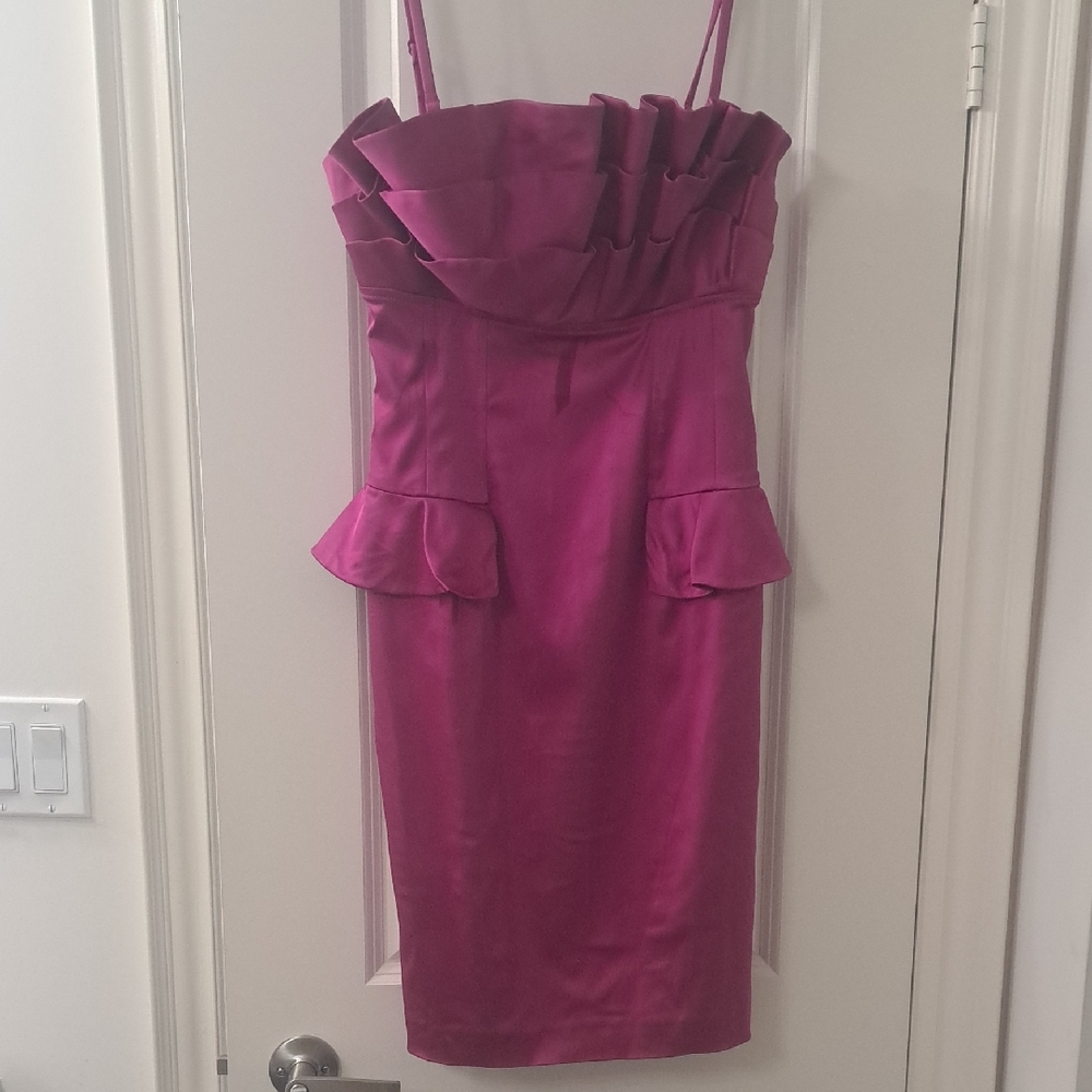 Ted Baker Fuchsia Strapless Dress